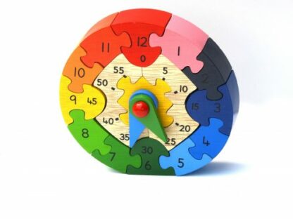 Best Years Wooden Rainbow Clock Puzzle