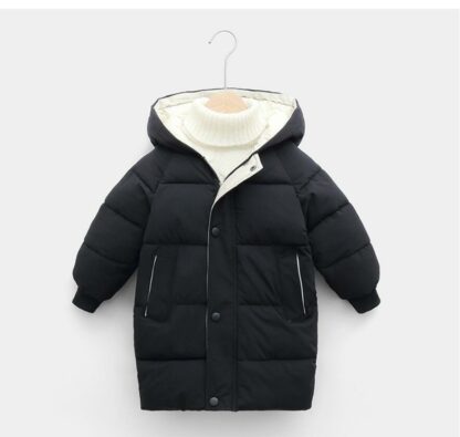 Modern Bebe Padded Unisex Coat - Black