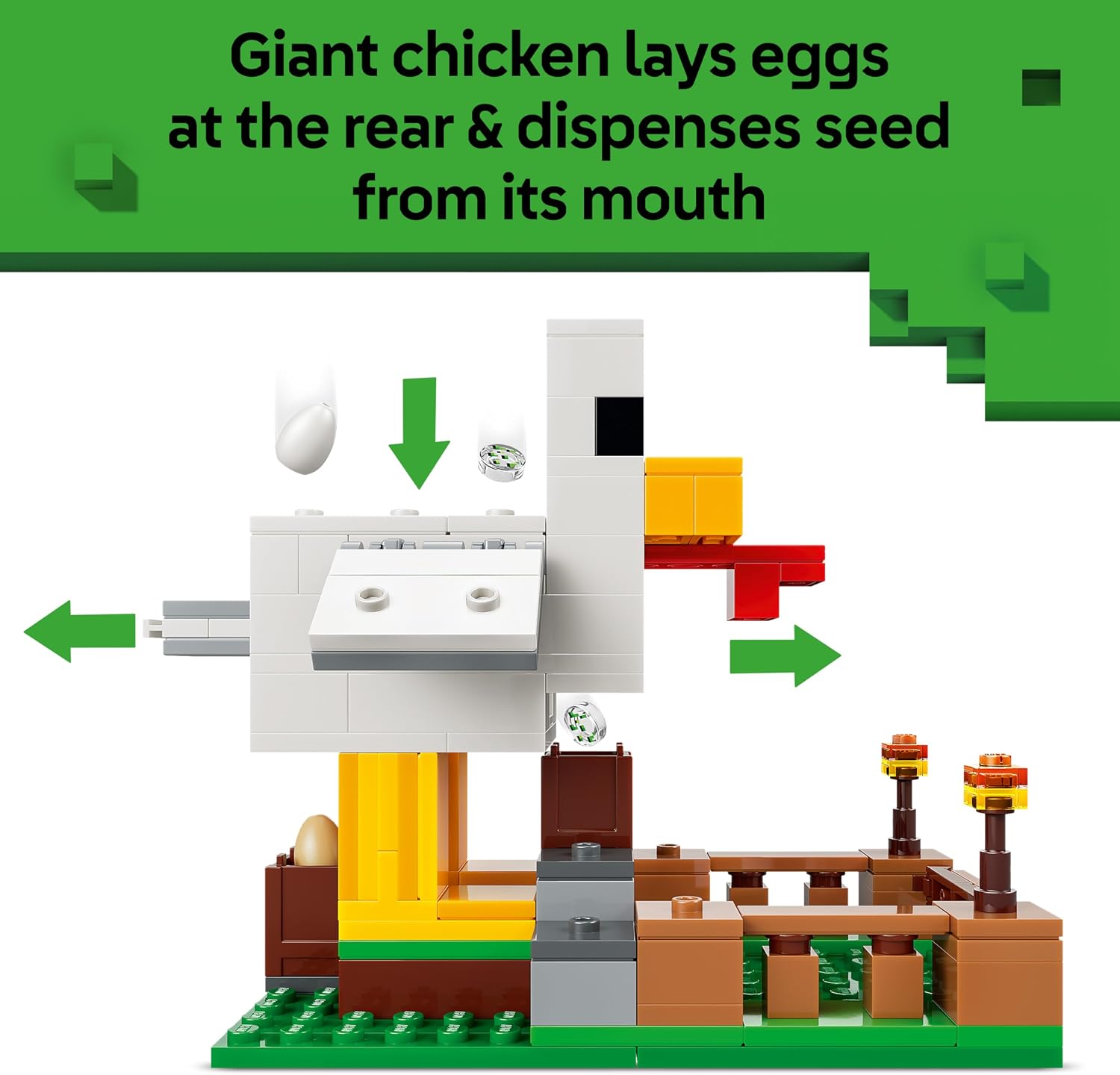 LEGO Minecraft Chicken Farm 21585 - Image 4